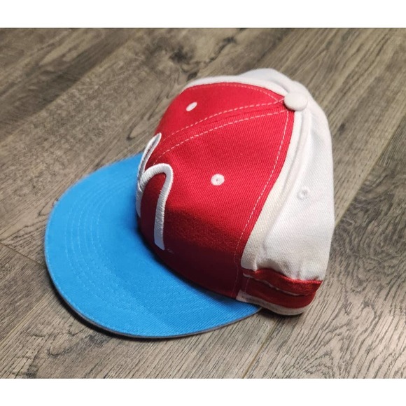 Vintage McDonalds 2 Stipe Bar Snapback Hat Cap - Picture 3 of 5